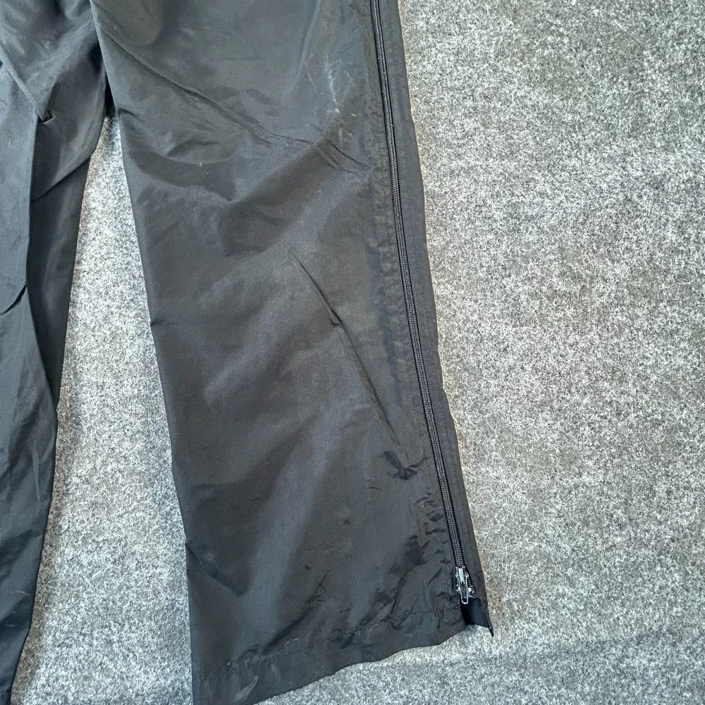 White Sierra Snowboard Ski Winter Pants Womens L Black Side Zip‎ Waterproof